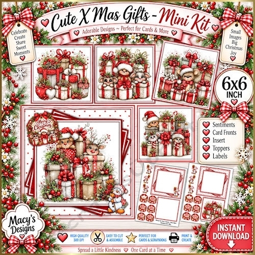 Cute X Mas Gifts - Mini Kit 6x6