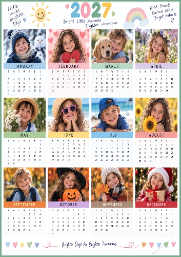 Year Calendar Children 2027
