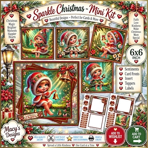 Sparkle Christmas - Mini Kit 6x6