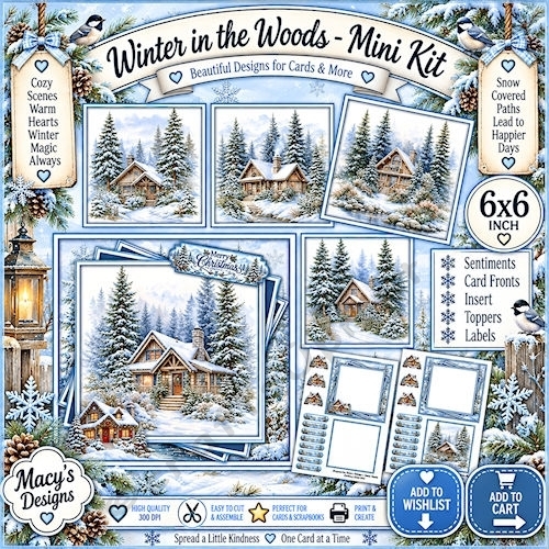 Winter in the Woods - Mini Kit 6x6