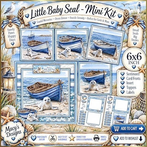 Little Baby Seal - Mini Kit 6x6