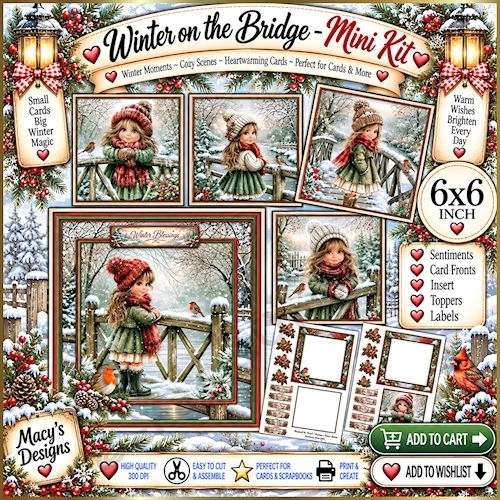 Winter on the Bridges - Mini Kit 6x6