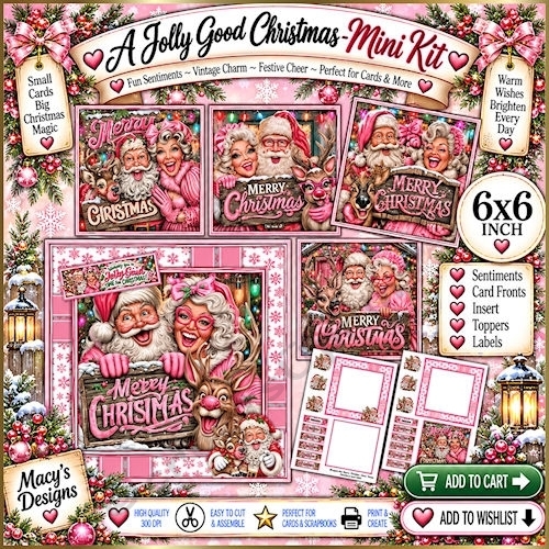 A Jolly Good Christmas - Mini Kit 6x6