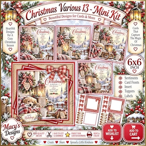 Christmas Various 13 - Mini Kit 6x6
