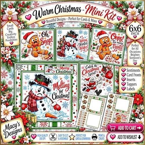 Warm Christmas - Mini Kit 6x6