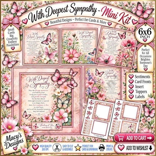 With Deepest Sympathy - Mini Kit 6x6