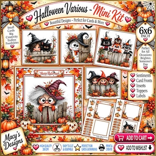 Halloween Various - Mini Kit 6x6
