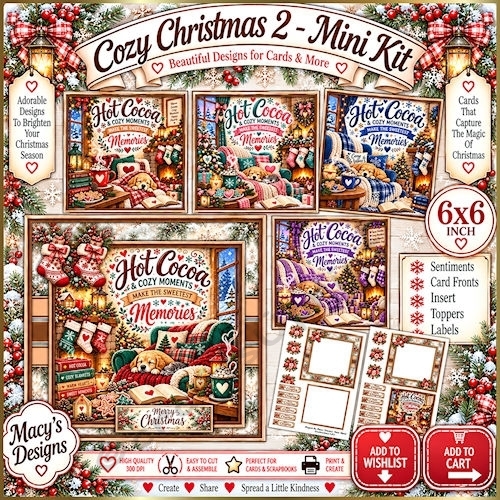 Cozy Christmas 2 - Mini Kit 6x6