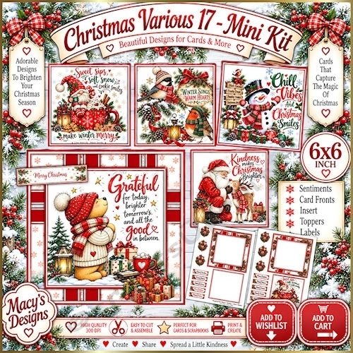 Christmas Various 17 - Mini Kit 6x6