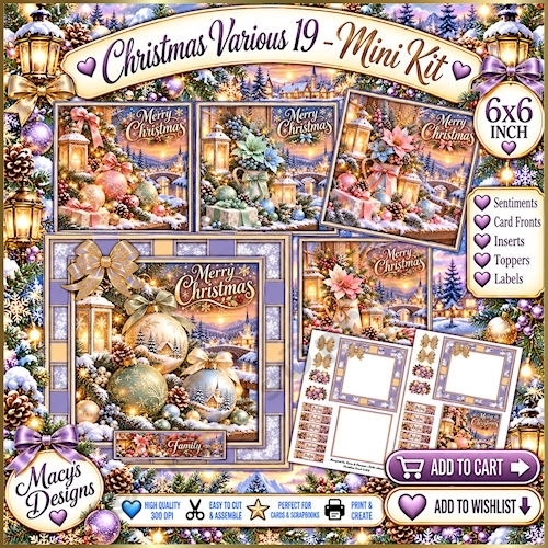 Christmas Various 19 - Mini Kit 6x6