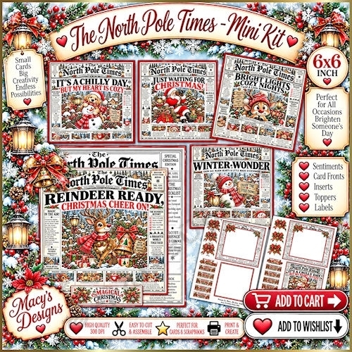 The North Pole Times - Mini Kit 6x6