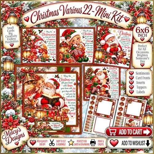 Christmas Various 22 - Mini Kit 6x6