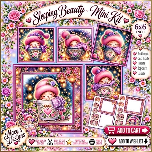 Sleeping Beauty - Mini kit 6x6