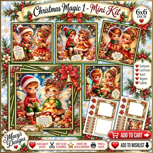 Christmas Magic 1 - Mini Kit 6x6