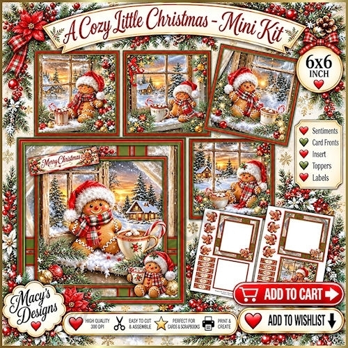 A Cozy Little Christmas - Mini Kit 6x6