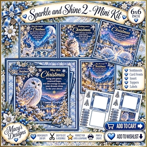 Sparkle and Shine 2 - Mini Kit 6x6