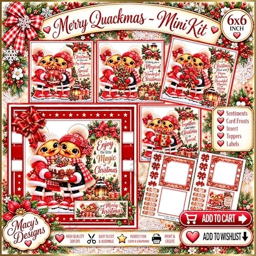 Merry Quackmas - Mini Kit 6x6