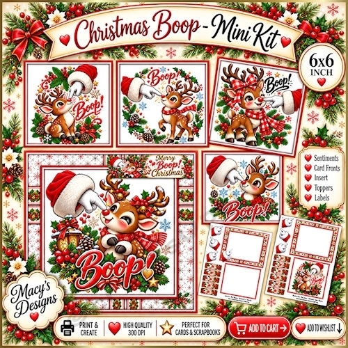 Christmas Boop - Mini Kit 6x6