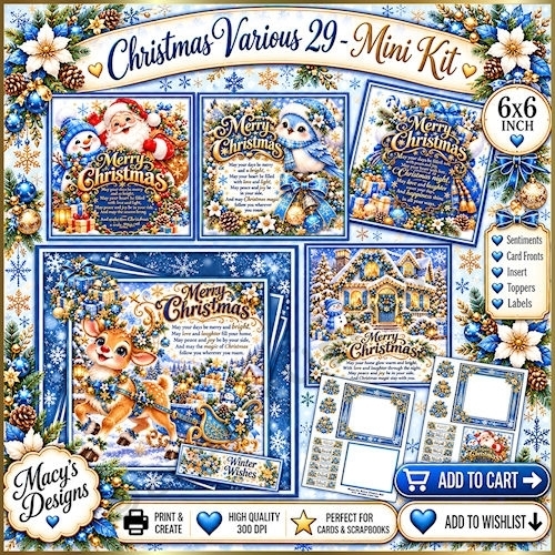 Christmas Various 29 - Mini Kit 6x6