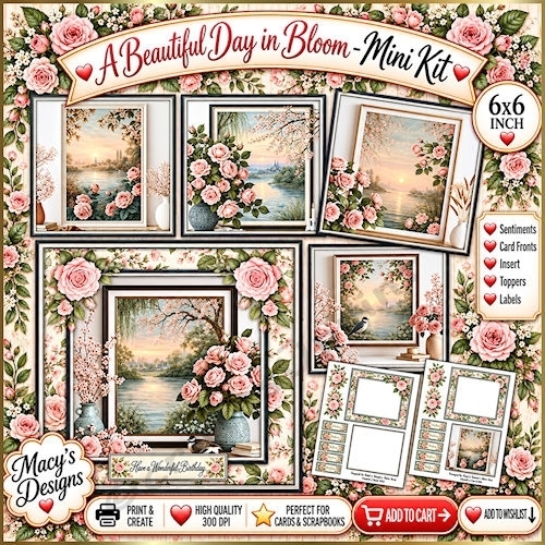 A Beautiful Day in Bloom - Mini Kit 6x6
