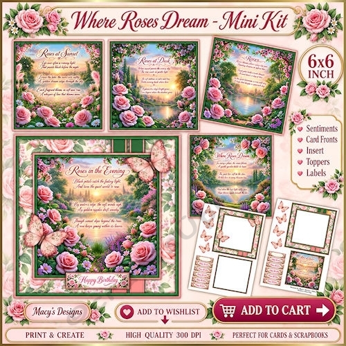 Where Roses Dream - Mini Kit 6x6