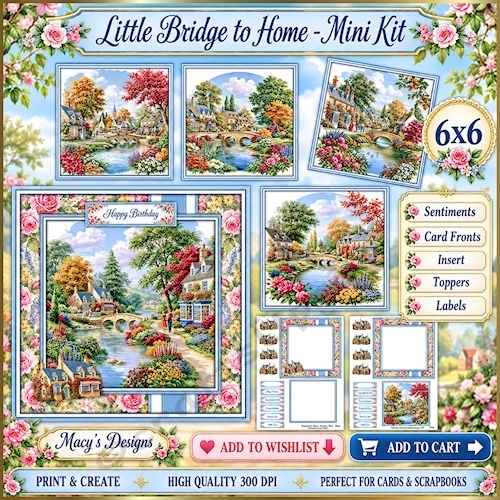 Little Bridge to Home - Mini Kit 6x6