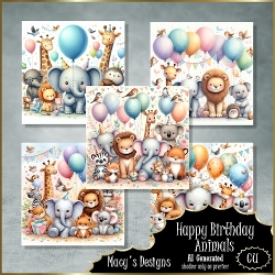 Happy Birthday Animals