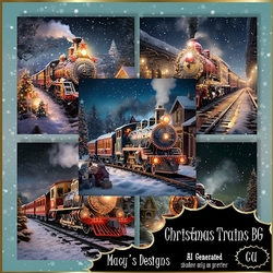Christmas Trains BG