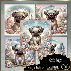Cute Pugs