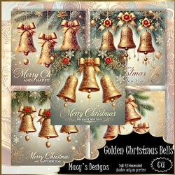 Golden Christmas Bells
