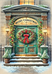 A4 - Christmas Door