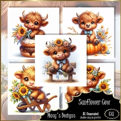 Sunflower Cow
