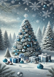 A4 - Christmas Bleu