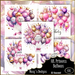 HB. Princess Balloons