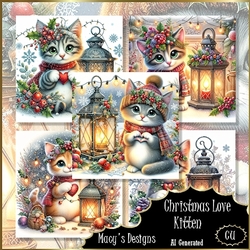Christmas Love Kitten
