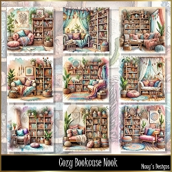 Cozy Bookcase Nook