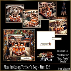 Man Birthday - Fathers Day - Retirement - Mini Kit