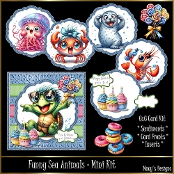 Funny Sea Animals - Mini Kit