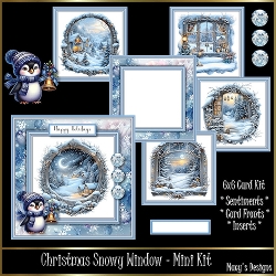 Christmas Snowy Window - Mini Kit