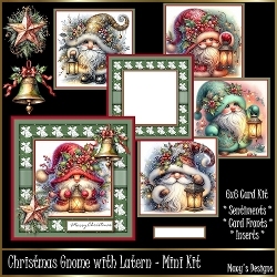 Christmas Gnome with Latern - Mini Kit