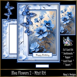 Image of cup1385373_124264 - Bleu Flowers 2 - Mini Kit