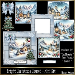 Bright Christmas Church - Mini Kit