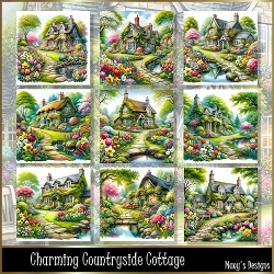Charming Country Cottage - Illustrations for Cards & Designers