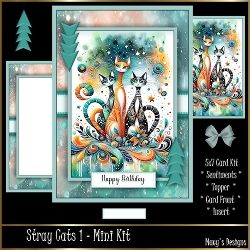 Stray Cats 1 - 5x7 Mini Kit