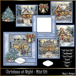 Christmas at Night - 6x6 Mini Kit