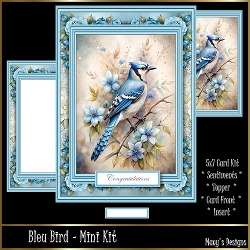 Bleu Bird - 5x7 Mini Kit