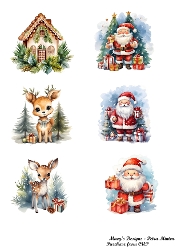 Christmas Stickers 1