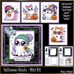 Halloween Ghosts - 6x6 Mini Kit