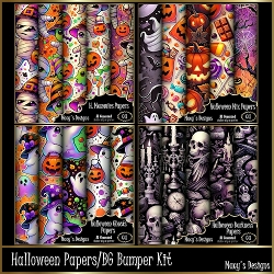 Halloween Papers/BG Bumper Kit
