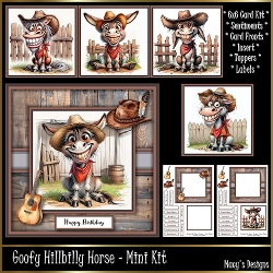 Goofy Hillbilly Horse - 6x6 Mini Kit
